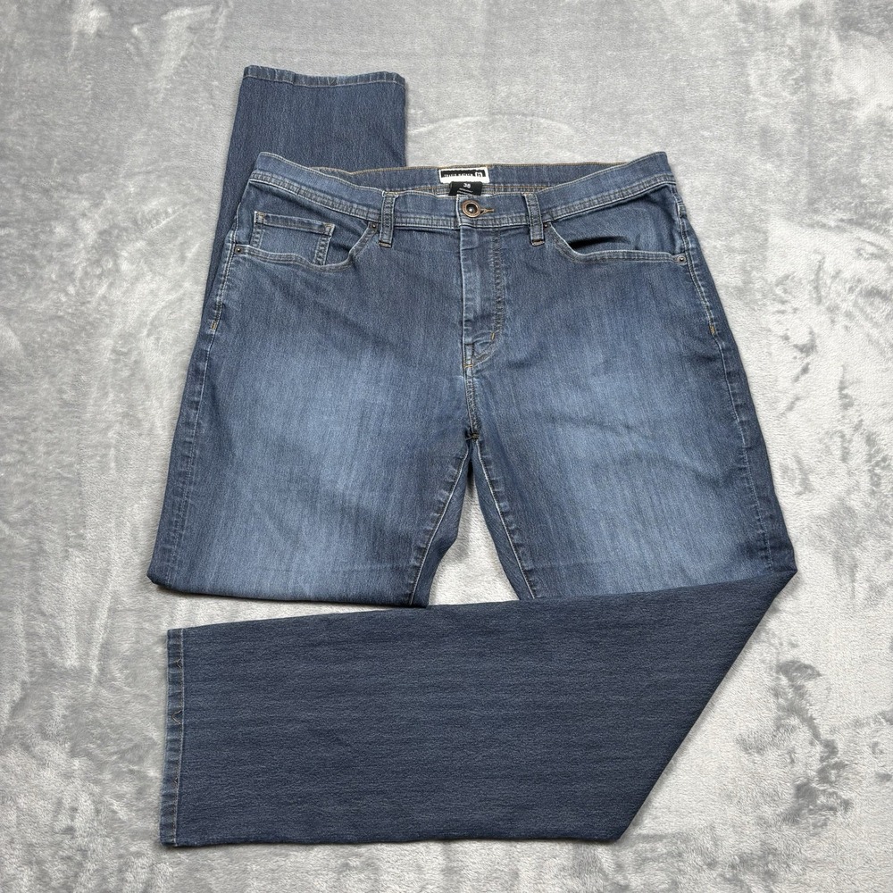 Travis Mathew Jeans Mens 36x31 Legacy Featherweight Stretch Denim Dark Wash
